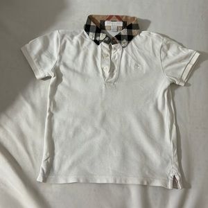Burberry collard shirt boys